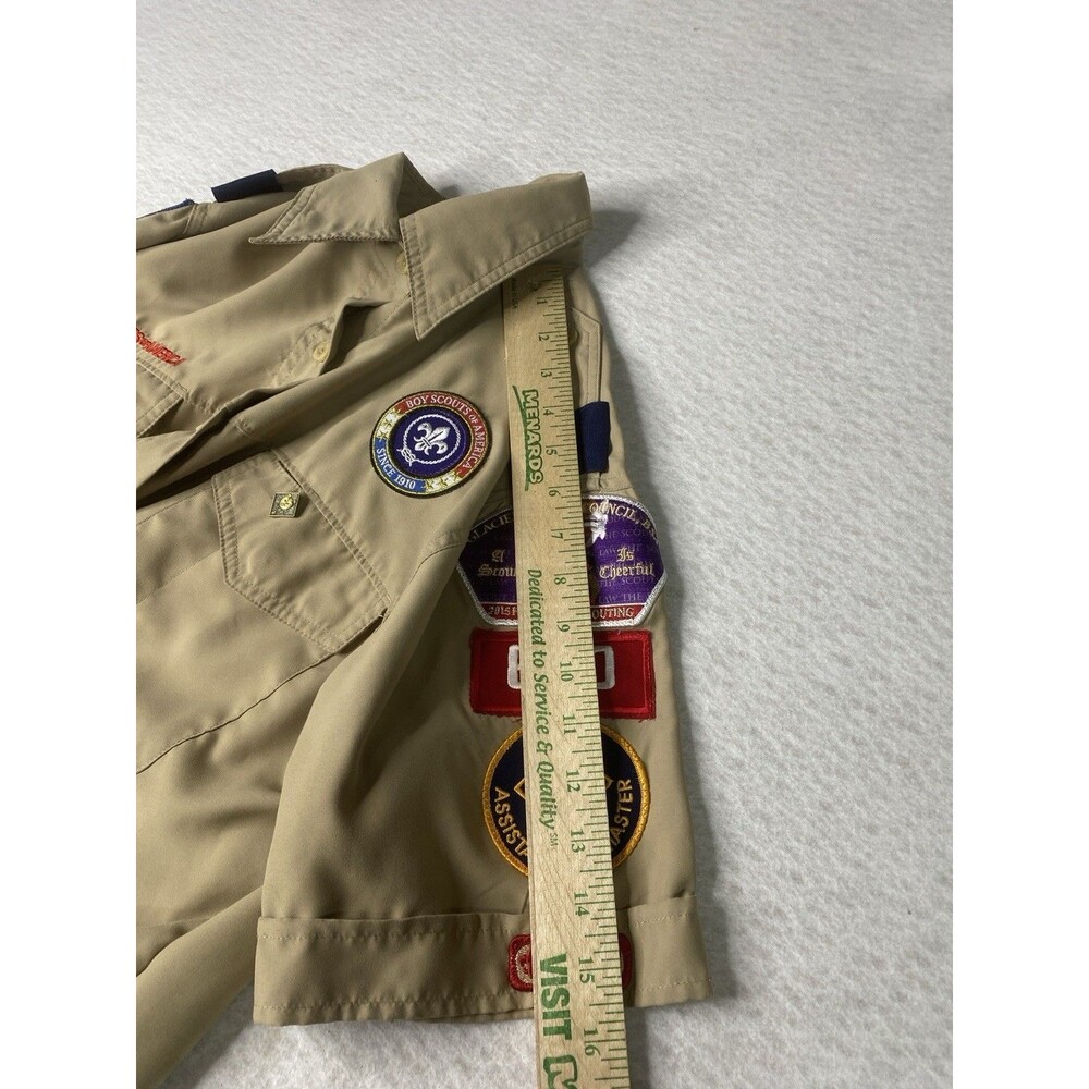 Boy Scouts of America Cub Scout Uniform Ladies Shirt Size Medium Polyester USA - Picture 12 of 13